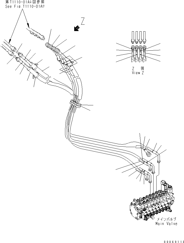 Шланг 22L-62-32430 KOMATSU