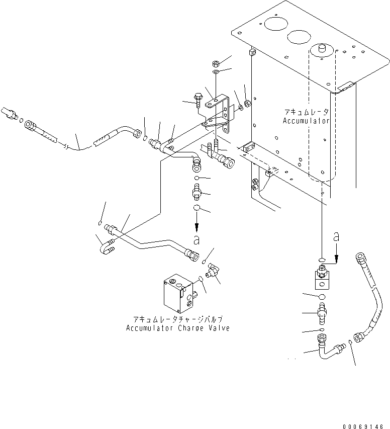 Трубка 569-43-84231 KOMATSU