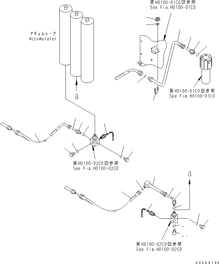 Шланг 02766-00610 KOMATSU