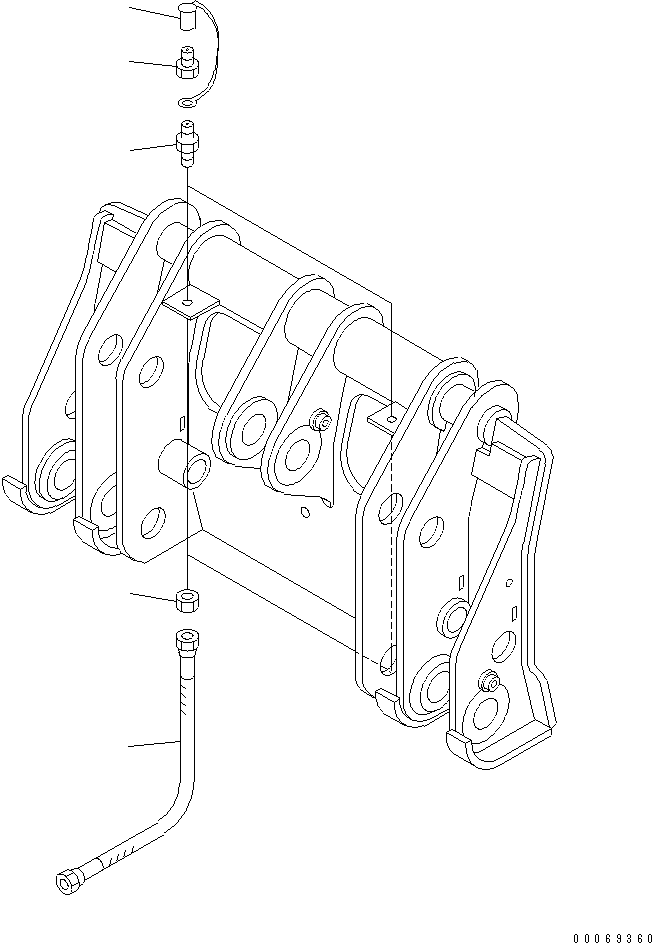 Пылезащитный колпачок 418-U77-A460 KOMATSU