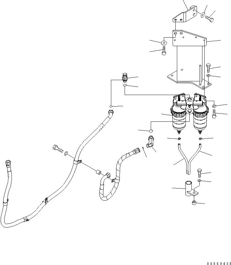 Кронштейн 21M-04-21490 KOMATSU