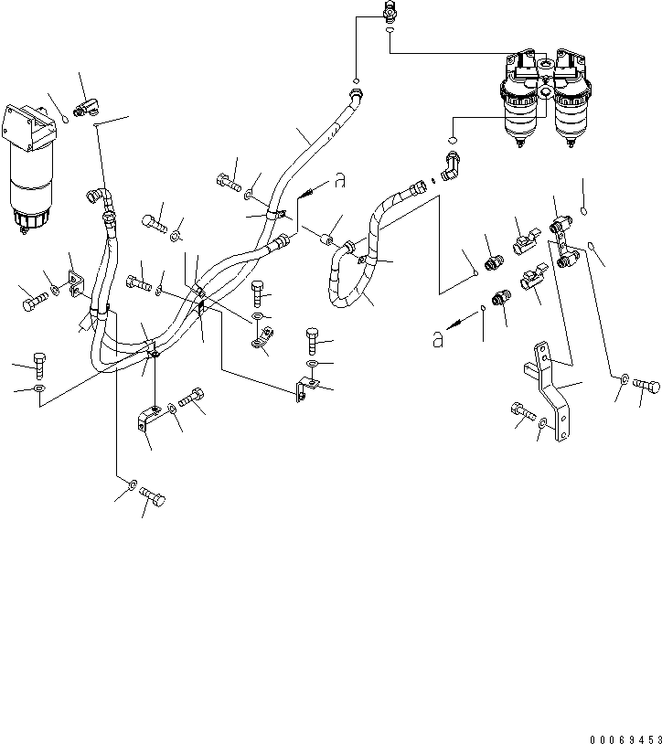 Шланг 21M-04-21550 KOMATSU