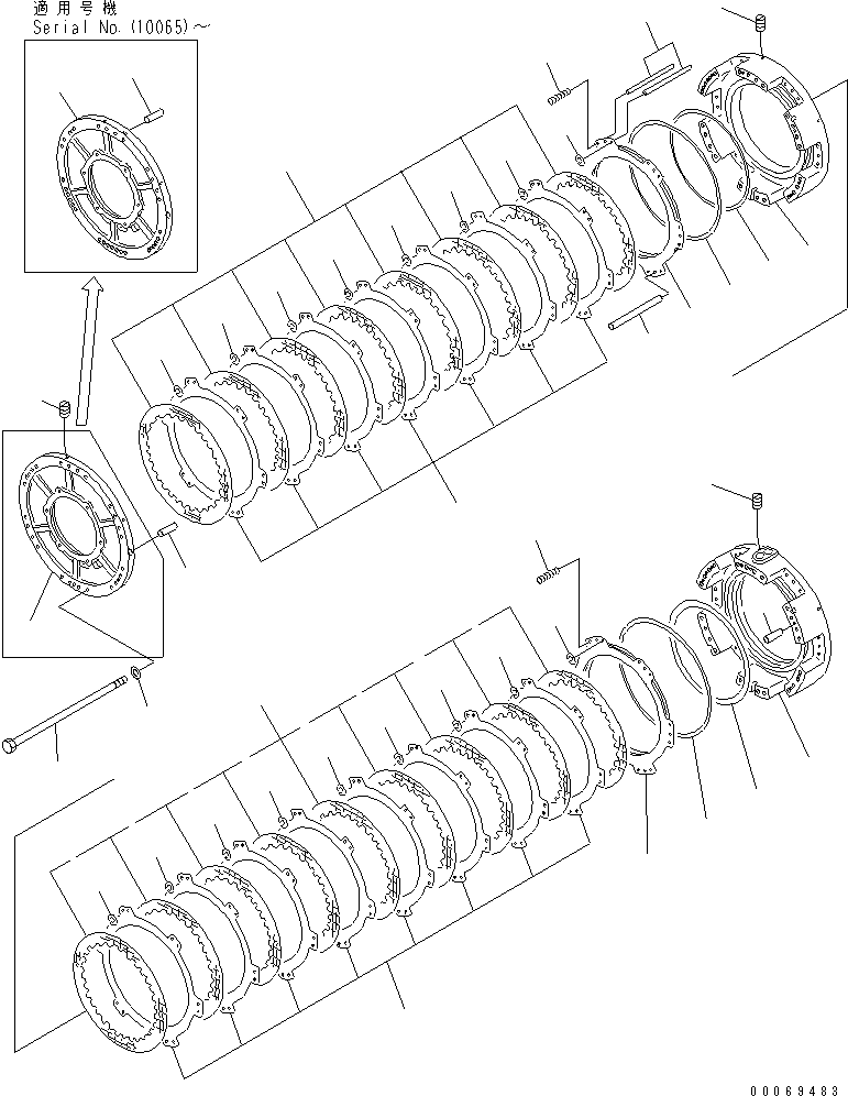 Корпус в сборе 19M-15-00022 KOMATSU