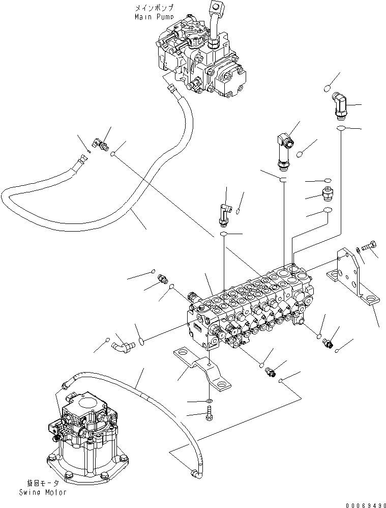 Шланг 22L-62-22863 KOMATSU