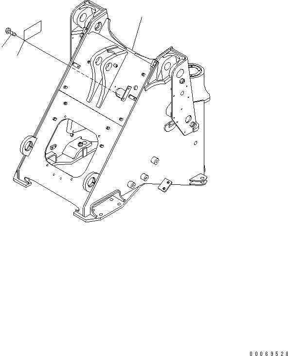 FRAME,FRONT 417-V88-4110 KOMATSU