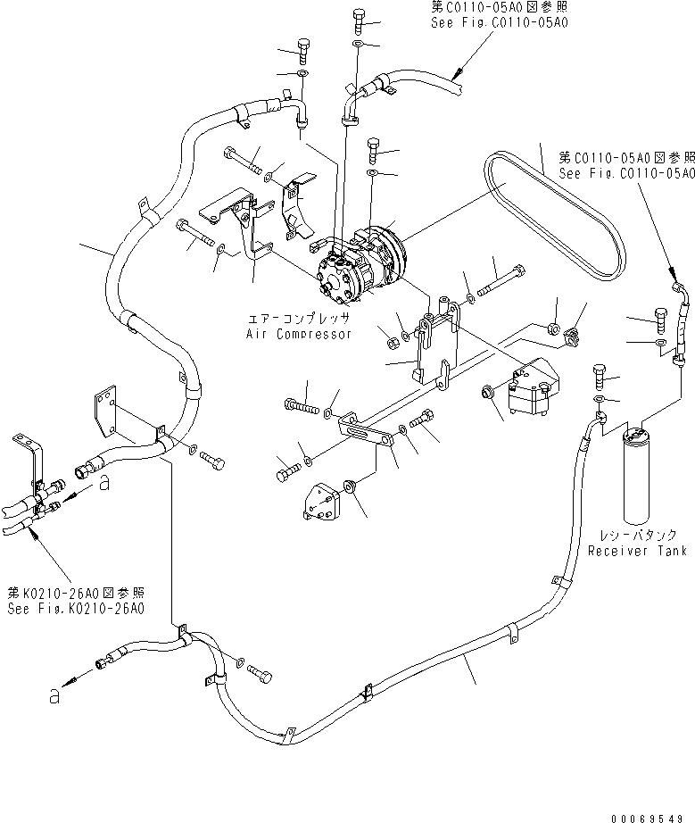 Шланг 417-S62-4261 KOMATSU