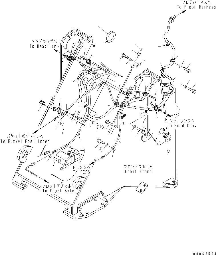 Жгут проводов 417-06-32143 KOMATSU