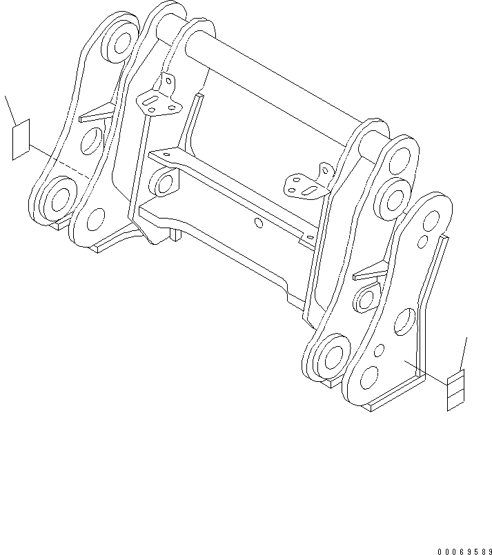 PLATE,JRB COUPLER 417-U77-A520 KOMATSU