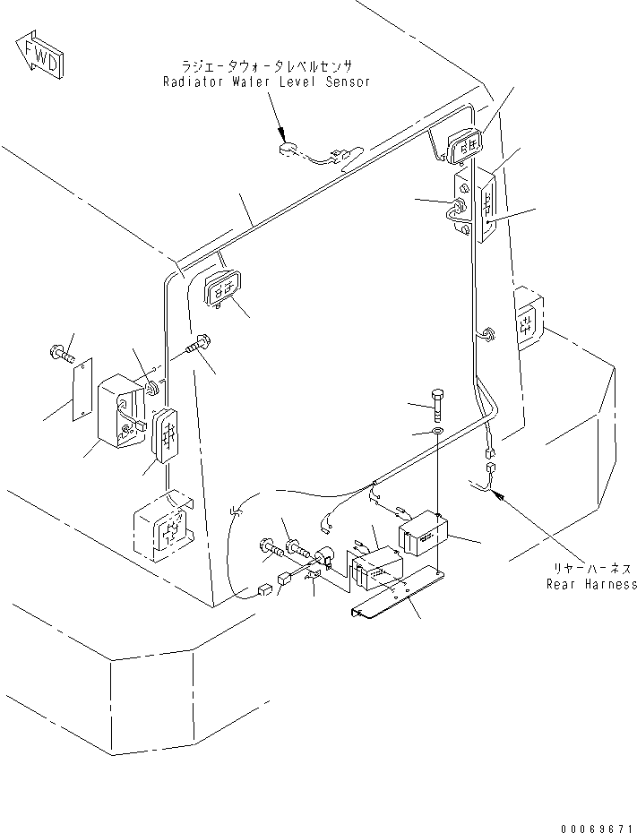 ALARM,BACK-UP 42C-06-11170 KOMATSU