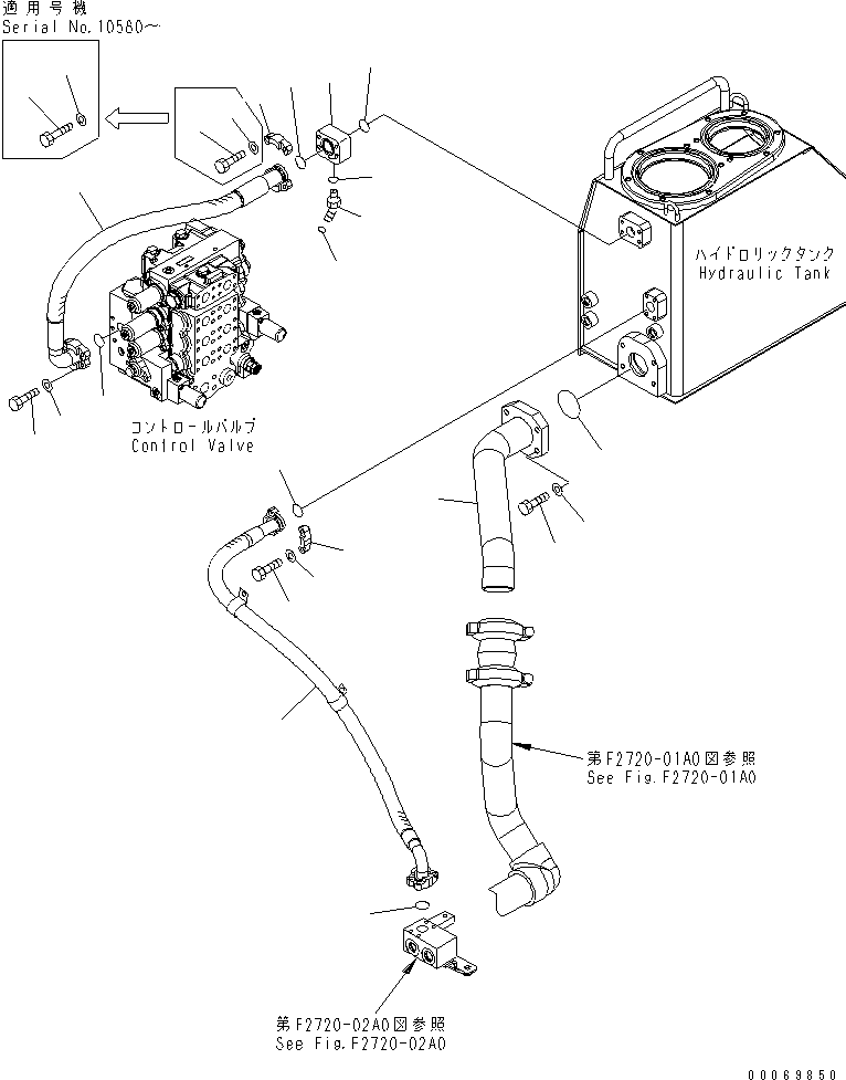 Шланг 07298-012A9 KOMATSU