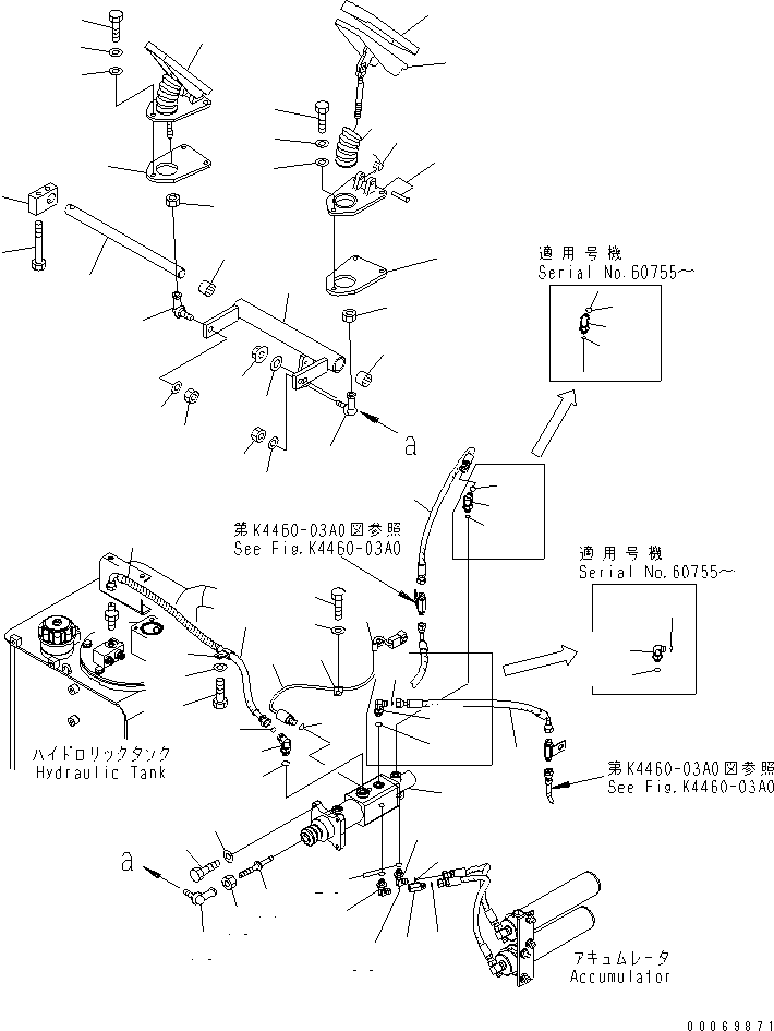 VALVE,BRAKE \0\419-43-37100 KOMATSU