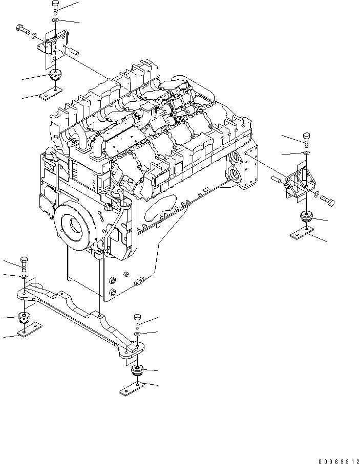 Болт 01011-81810 KOMATSU