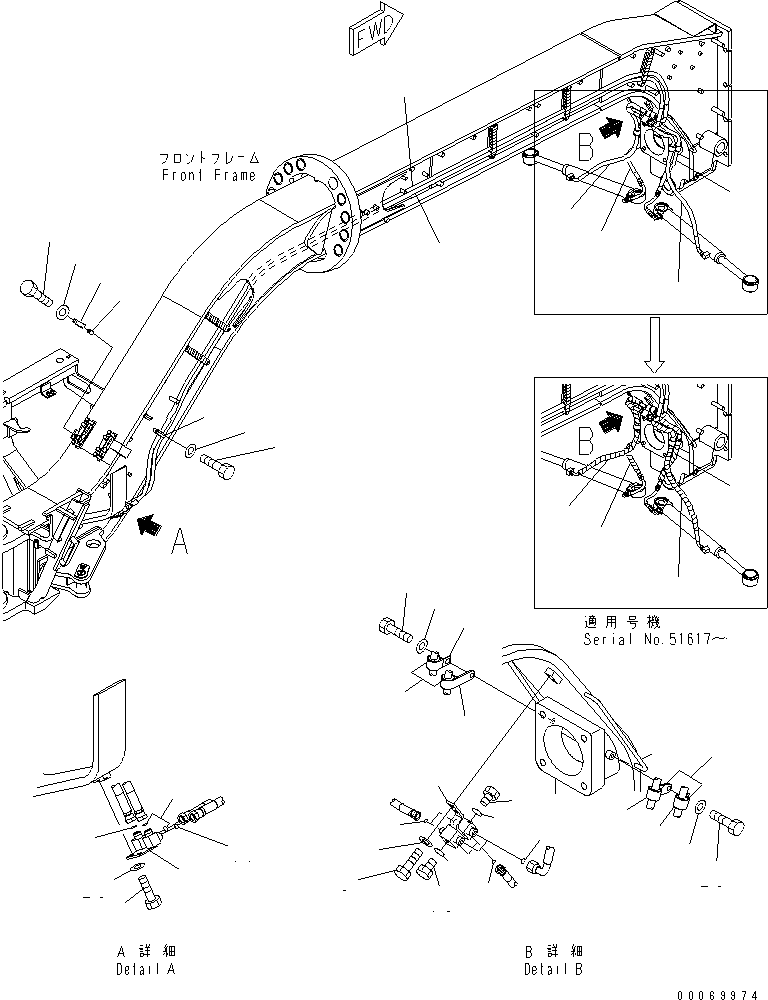 HOSE, 4950MM 23B-40-61121 KOMATSU