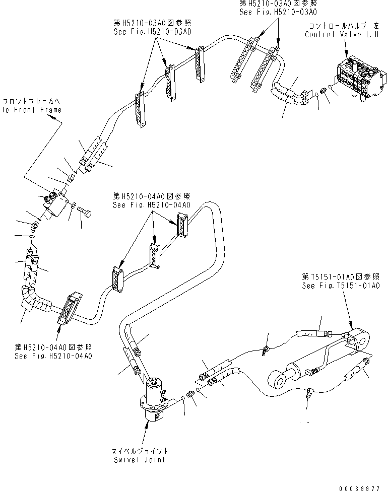 HOSE, 750MM 23B-60-65680 KOMATSU