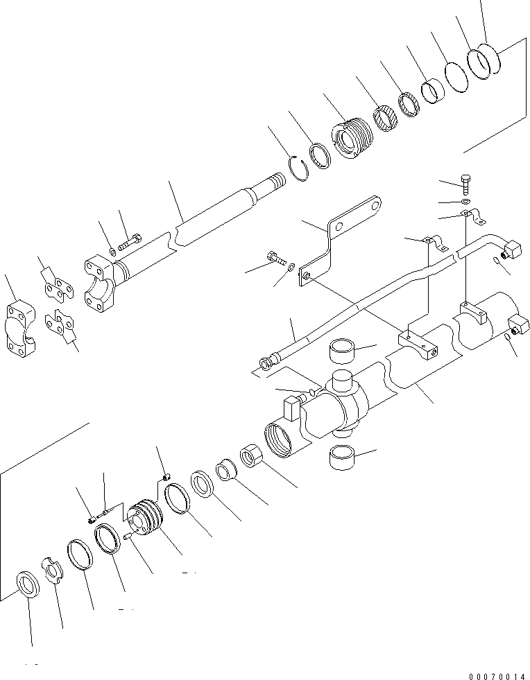 Поршень в сборе 707-91-01010 KOMATSU