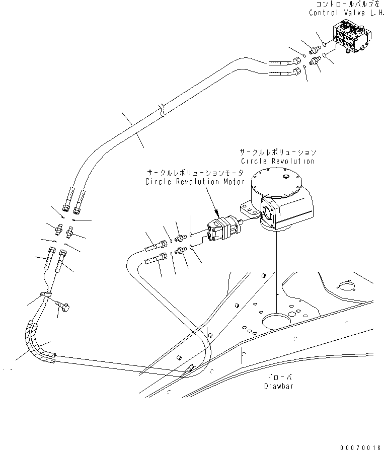 Шланг 02765-B0419 KOMATSU