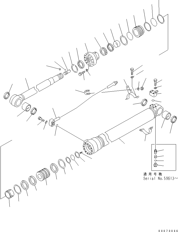 Лента 707-88-95360 KOMATSU