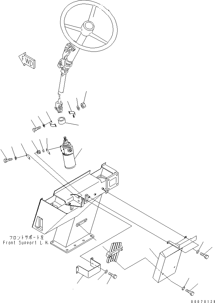 STEERING VALVE ASS'Y (569-40-84200) KOMATSU
