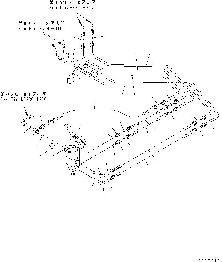 Трубка 569-43-83341 KOMATSU
