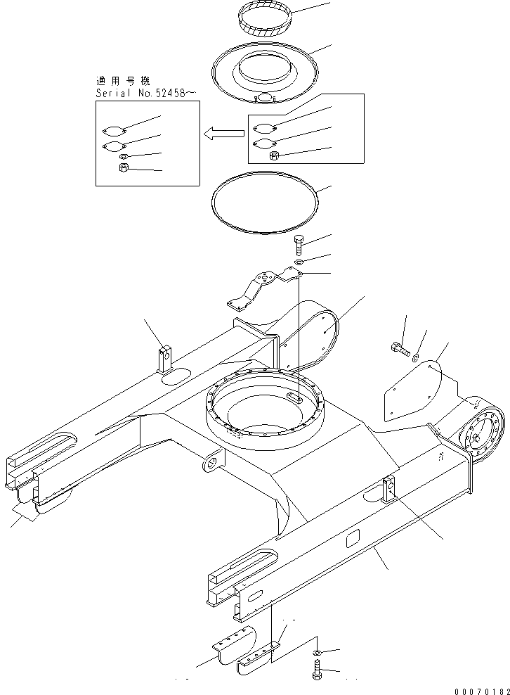 PLATE ASS'Y (WELDED) 201-30-71AB1 KOMATSU