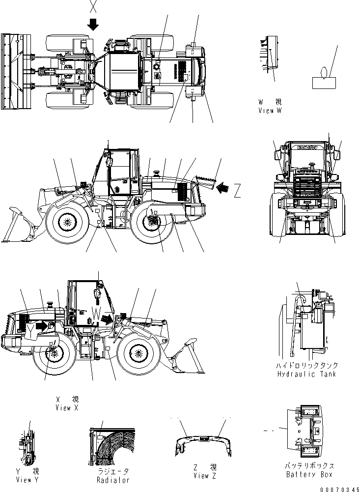 Табличка смазки 417-93-42131 KOMATSU