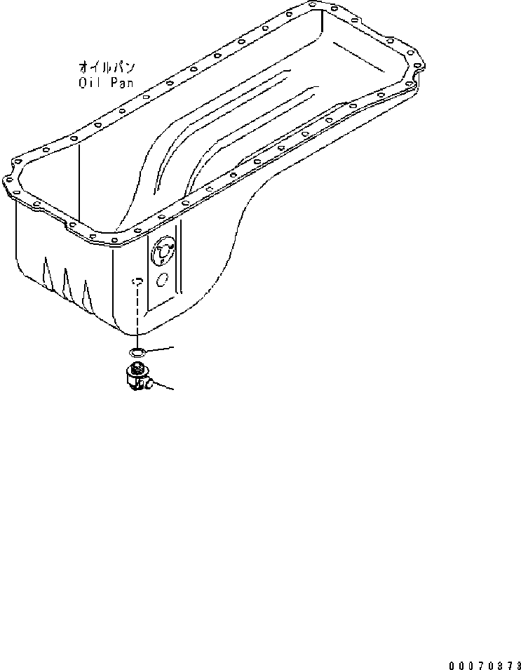 VALVE,OIL DRAIN 6731-24-5120 KOMATSU