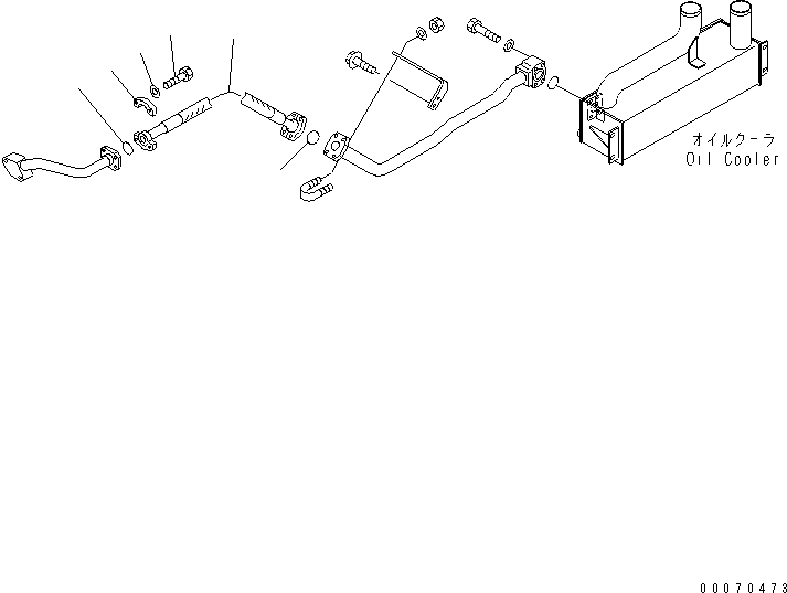 Шланг 07296-014A9 KOMATSU