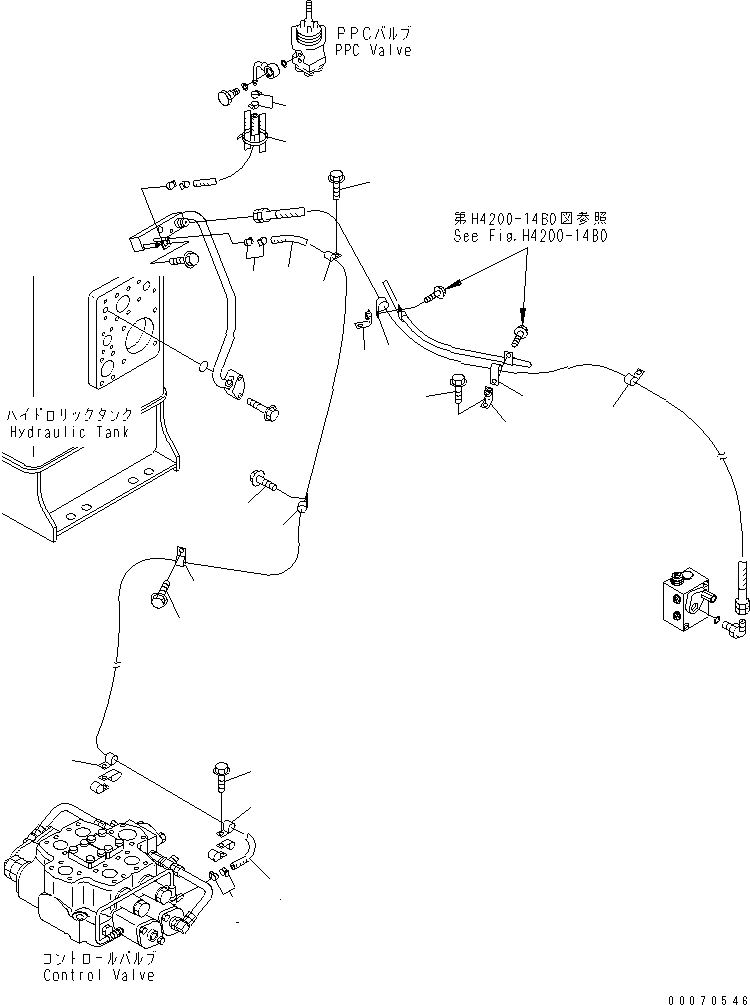 Шланг 07261-30935 KOMATSU