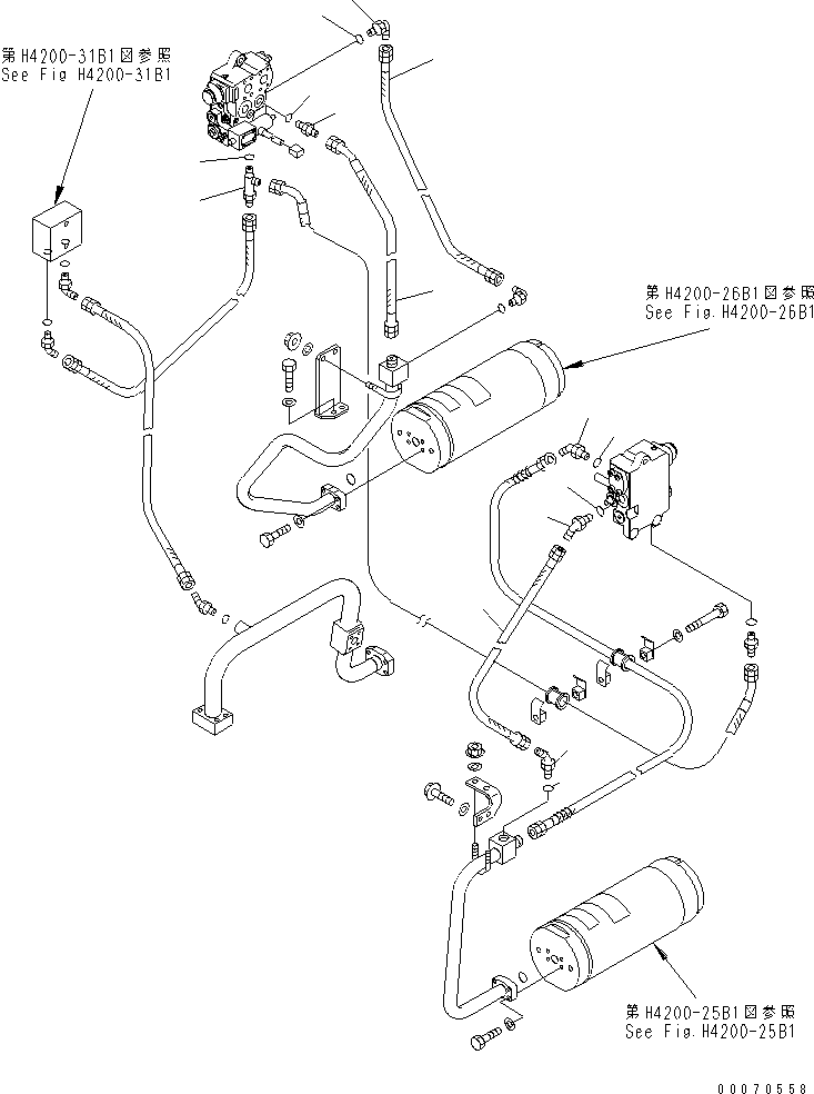 Шланг 07627-006A5 KOMATSU