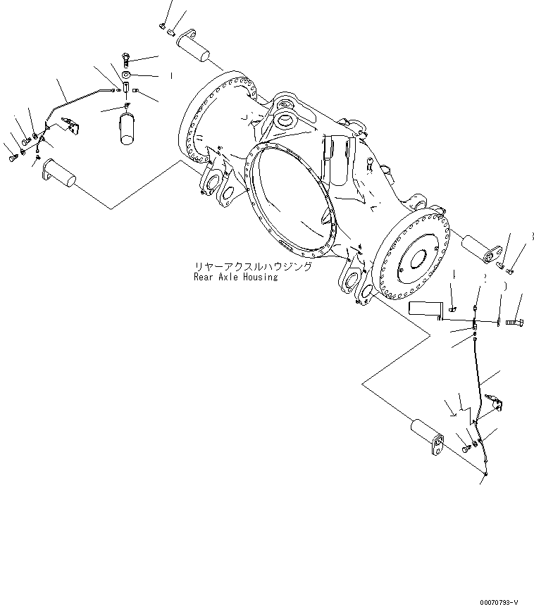 Трубка 561-52-82652 KOMATSU