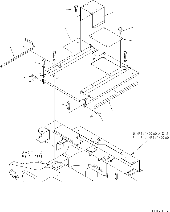 Крышка 569-54-82140 KOMATSU