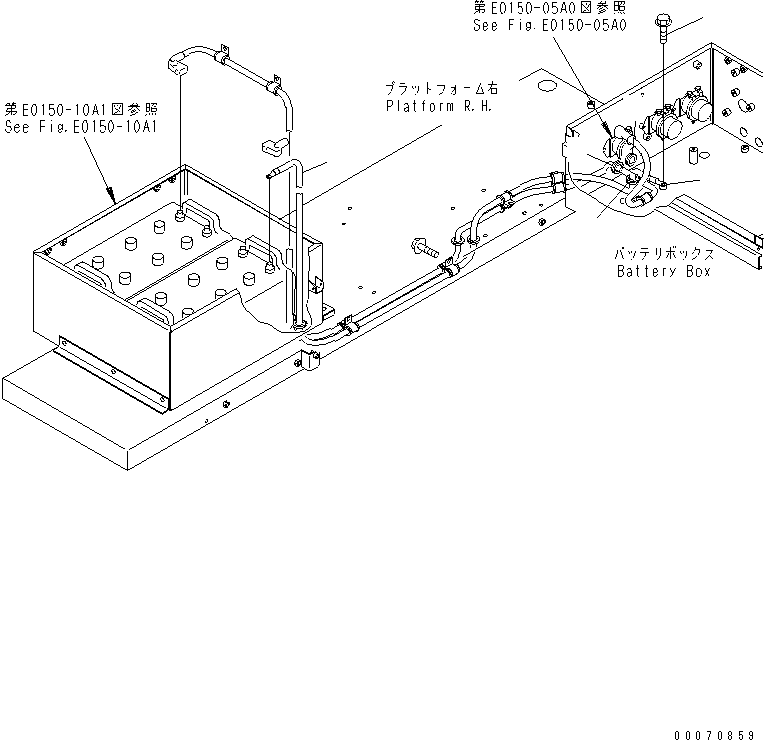 Провод массы 08028-45225 KOMATSU