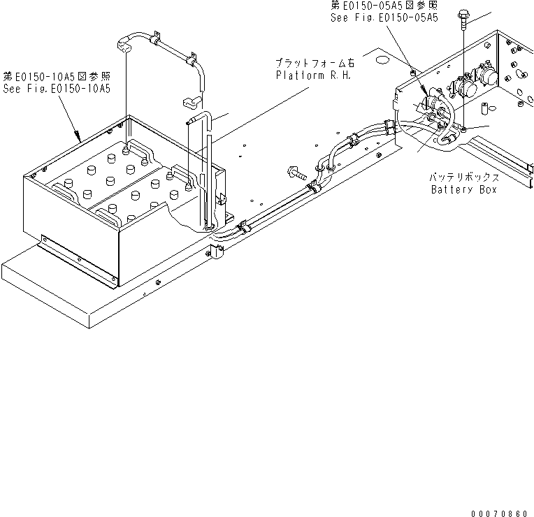 Провод массы 08028-55225 KOMATSU