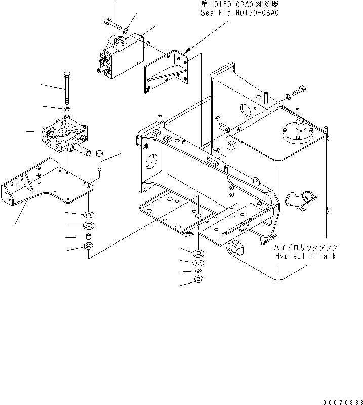 VALVE ASS'Y,STEERING DEMAND (\0\702-21-29000) KOMATSU