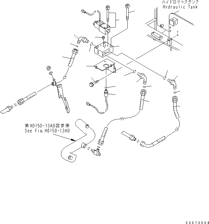 Шланг с торцевым уплотнением 02767-00404 KOMATSU