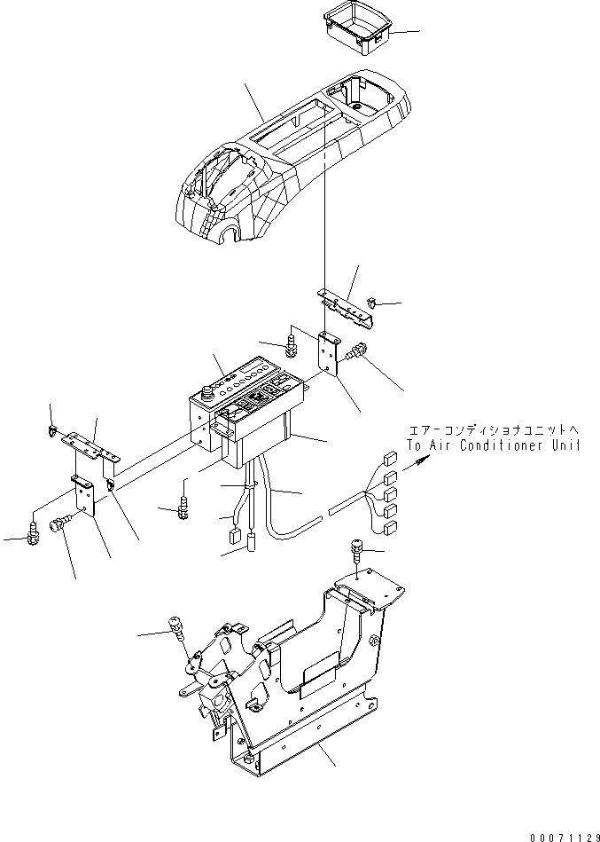 FRAME,(SEE FIG. K1110-11A0) (20Y-43-31410) KOMATSU