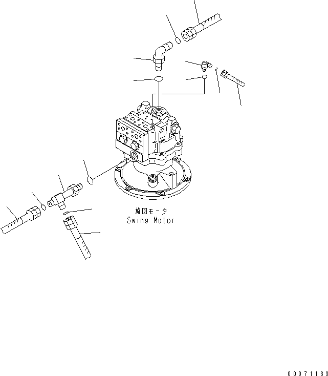 HOSE,(SEE FIG.H1831-02A2) (02760-002A5) KOMATSU