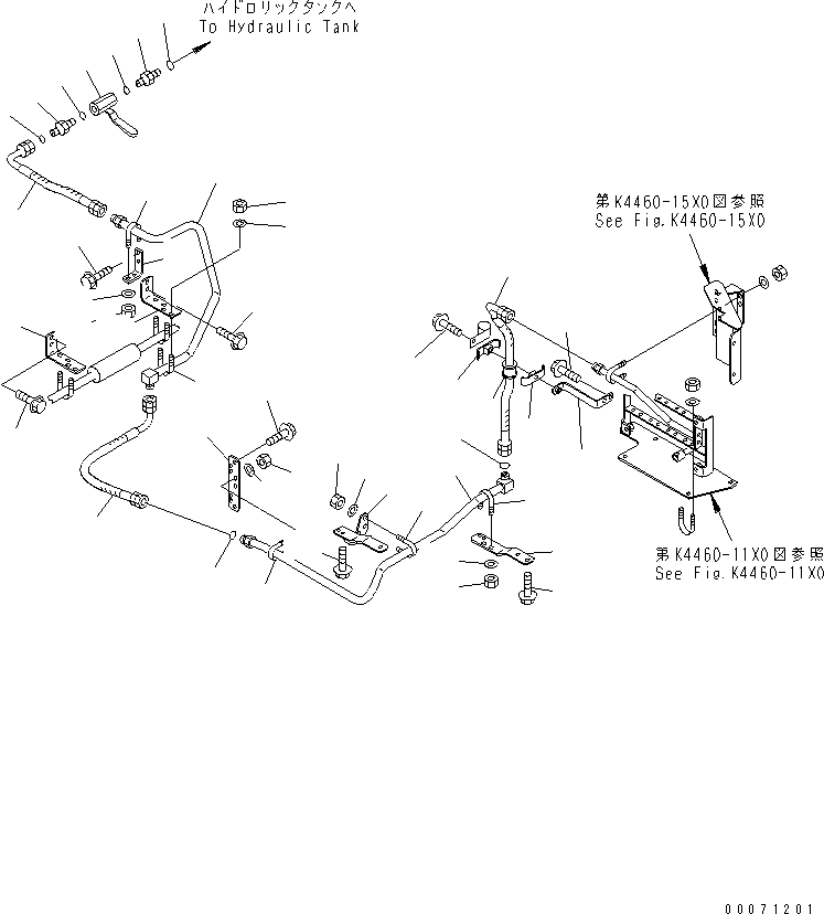 Шланг 427-Z89-3460 KOMATSU
