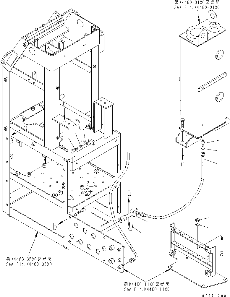 Трубка 427-Z89-2990 KOMATSU