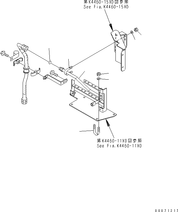 Трубка 427-Z89-2860 KOMATSU