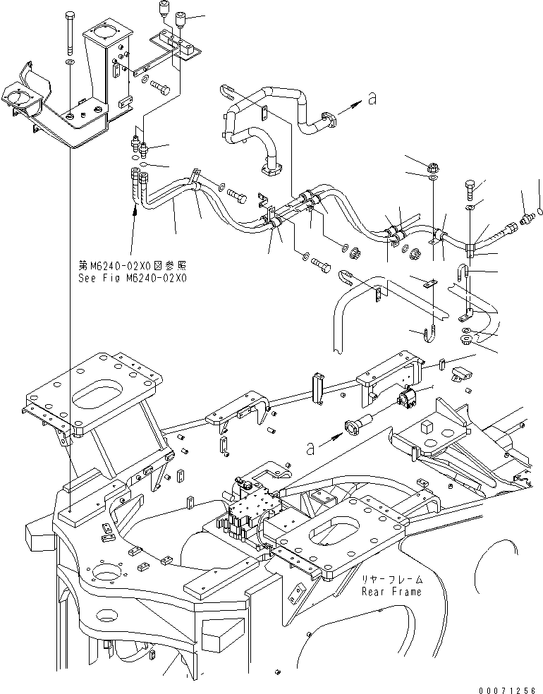 Шланг с торцевым уплотнением 02763-00329 KOMATSU