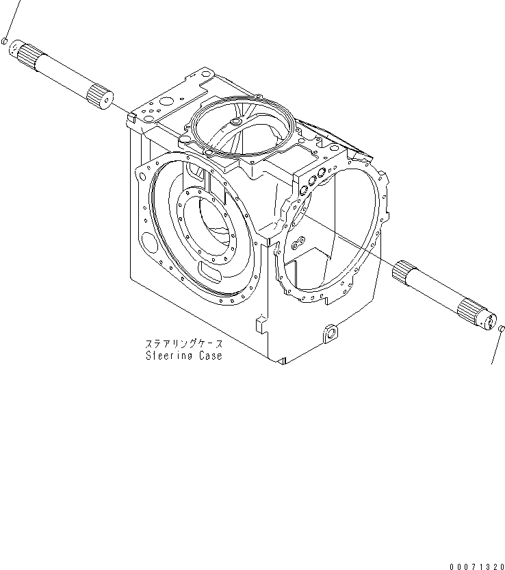 POWER TRAIN ASS'Y (17M-22-40001) KOMATSU
