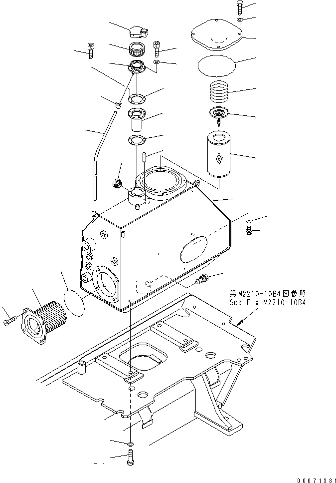 Сетчатый фильтр 14X-60-31140 KOMATSU