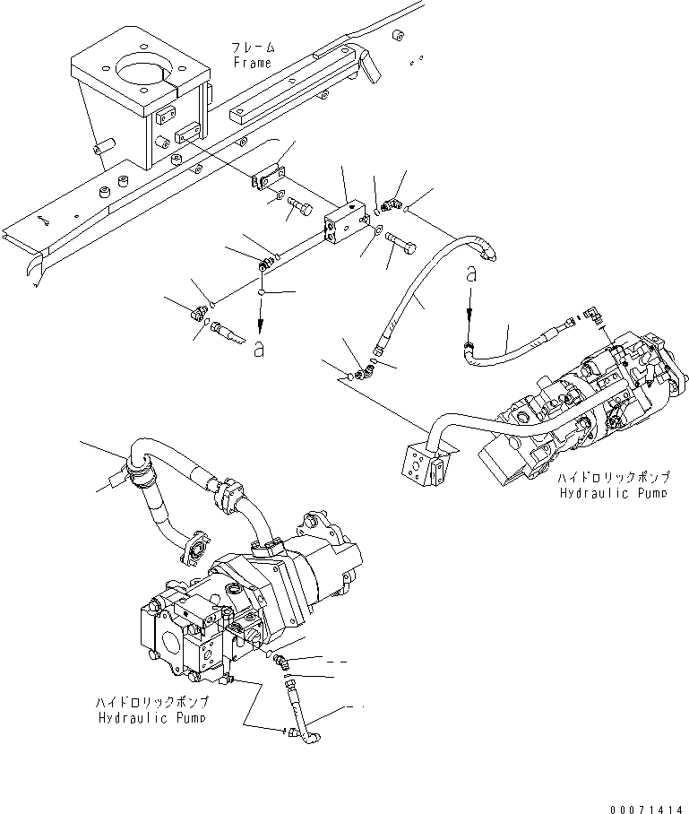 Шланг 02757-002A5 KOMATSU