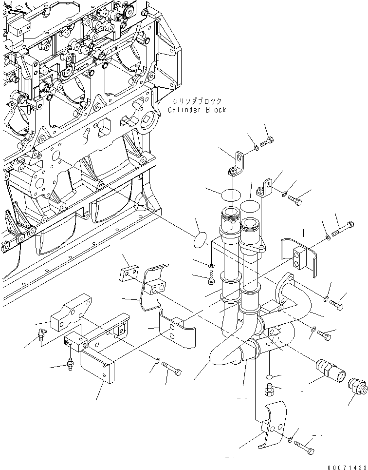 TUBE,INLET 6245-51-5240 KOMATSU