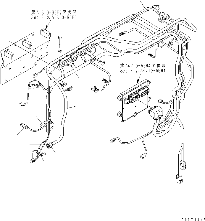 Жгут проводов 6245-81-9470 KOMATSU