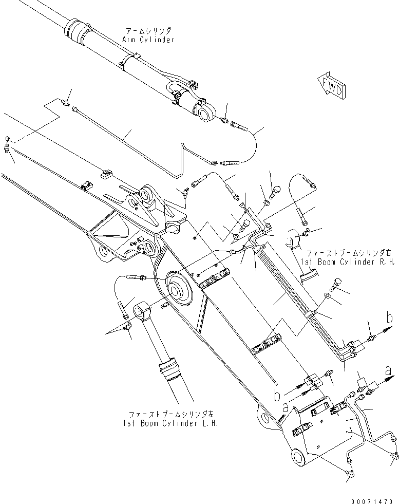 Трубка 207-966-KC40 KOMATSU