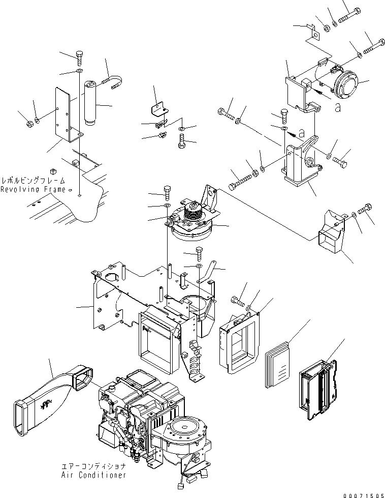 BRACKET,(SEE FIG. K1110-08A1) (20Y-54-65911) KOMATSU