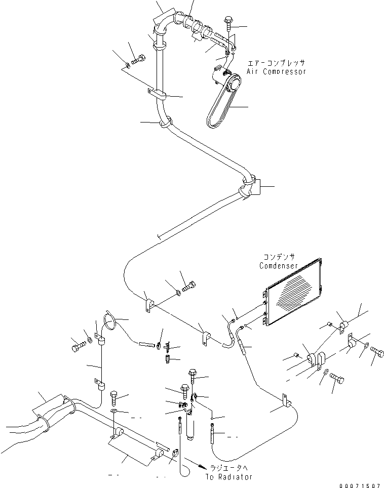 HOSE ASS'Y,(SEE FIG.K1110-17A0) (20Y-979-6710) KOMATSU