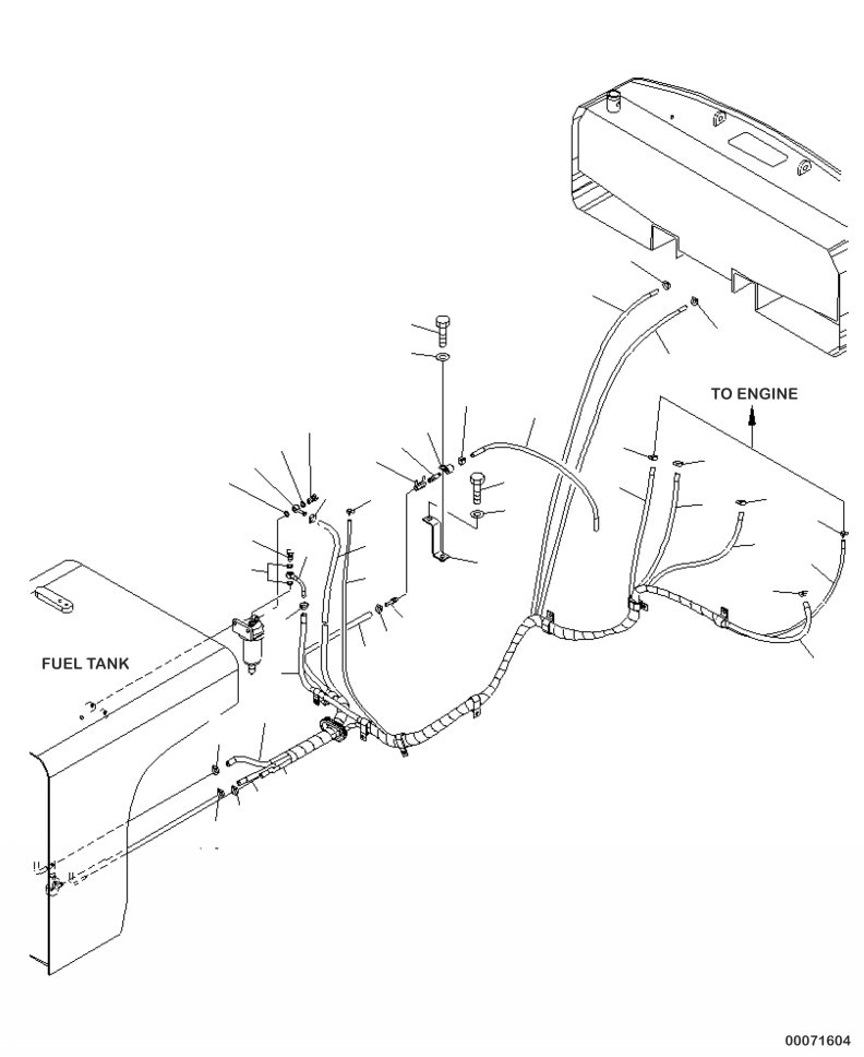 Шланг 07288-00821 KOMATSU